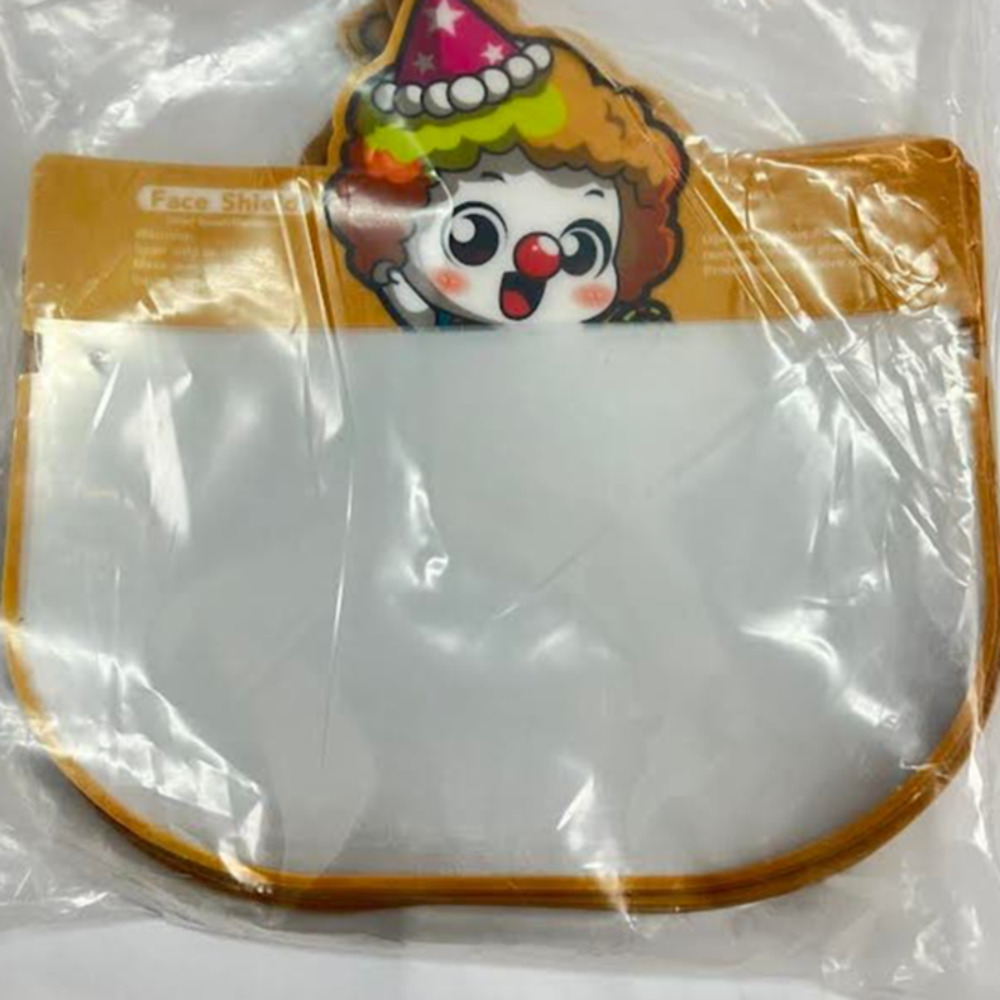 NEW! DIPOSABLE POTECTIVE KIDS FACE SHIELD - 100 PC